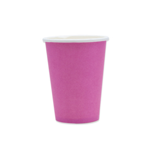 Bicchieri in carta di pura cellulosa Ecolor 250 ml - fucsia - conf. 25 pz - 74087