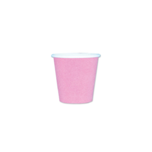 Bicchieri in carta di pura cellulosa Ecolor 80 ml - rosa - conf. 25 pz - 74043