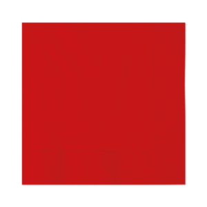 Tovaglioli in carta di pura cellulosa Ecolor 2 veli 33x33 cm - rosso - conf. 40 pz - 74504