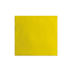 Tovaglioli in carta di pura cellulosa Ecolor 2 veli 25x25 cm - giallo - conf. 50 pz - 75080