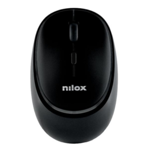 Mouse ottico wireless dual Nilox Tech ricaricabile tramite porta USB-C 1600 DPI 4 tasti - nero - NXMDWS102