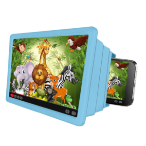 Lente d'ingrandimento per smartphone Celly KidsMovie - colore blu KIDSMOVIEBL