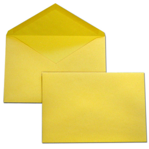Busta gommata posta Blasetti giallo 80 g/m² - conf. da 500 buste - 180x240 mm 0172
