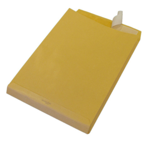 Busta a sacco Blasetti Monodex Avana con 3 soffietti - 120 g/m² - in conf. 250 buste - 250x353 mm - 0844