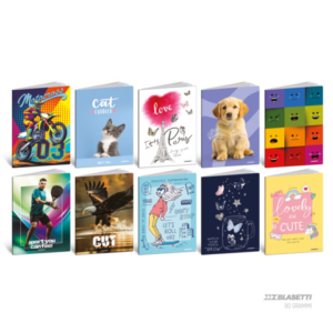 Quaderno Blasetti sel. Bambini A5 - 80 g/m² - 20+1 ff - C - conf. 10 pezzi - 9366