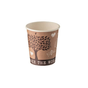 Bicchiere in carta + PE Leone take away avana - 290 ml - conf. 1000 pz - H0732