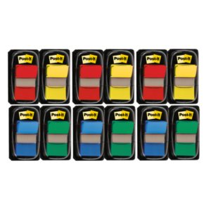 Segnapagina Post-it® Index 680 assortiti classici - Value Pack 10+2 GRATIS - 680-P10+2