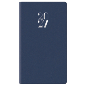 Agenda settimanale 2027 Nota Bene Egadi copertina gommata 8x14 cm blu - 27-125FT-C10