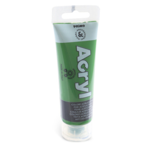 Colore acrilico Primo in bottiglia PET con tappo dosatore 75 ml - 665 verde oliva - 420TA75665N