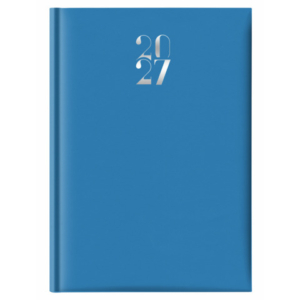 Agenda settimanale 2027 Nota Bene Egadi s/d abbinati copertina gommata A4 azzurro - 27-524FT-C06