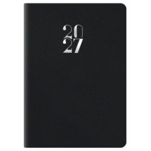 Agenda bigiornaliera tascabile Nota Bene 2027 Egadi s/d abbinati copertina gommata 7x10 cm nero - 27-110FT-C01