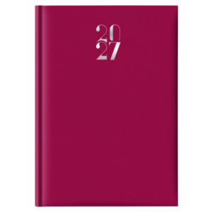 Agenda settimanale 2027 Nota Bene Egadi s/d abbinati copertina gommata A4 rosso rubino - 27-524FT-C21