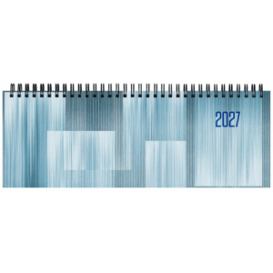 Planning settimanale spiralato 2027 Nota Bene Spiraplast 29,8x10,5 cm azzurro 27-430OY-C01