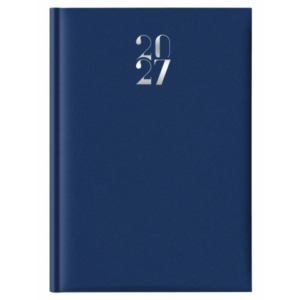 Agenda settimanale 2027 Nota Bene Egadi s/d abbinati copertina gommata A4 blu - 27-524FT-C10