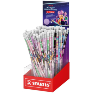 Espositore 80 matite Stabilo KPop Demon Hunters in 6 colorazioni di fusto 4930/80-1