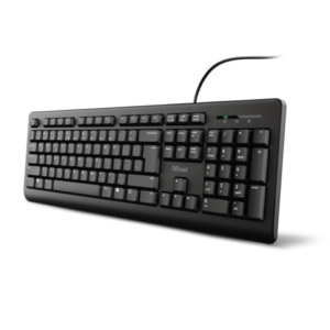 Tastiera con cavo Trust TK-150 Silent cavo 1,8 m USB A 2.0 - design resistente ai liquidi nero - 23981