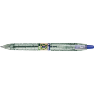 Penna a sfera a scatto Pilot ecoball B2P ricaricabile - punta 1 mm - inchiostro a base d'olio - blu - 040177