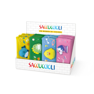 Espositore 12 taschette Lebez Cute Animal 4 soggetti assortiti 81549
