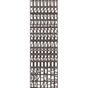 Prezzatrice Avery 1 linea - 8 caratteri nero PL1/8