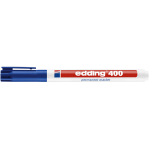 Marcatore permanente edding 400 punta conica 1 mm blu E-400 003