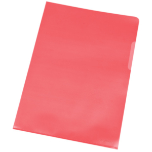 Cartelline a L Q-Connect A4 - PPL rosso - conf. 100 pz - KF00306