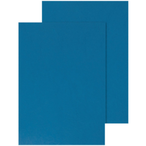 Copertina per rilegatura Q-Connect A4 250 g/m² blu goffrato Conf. 100 pezzi - KF00500