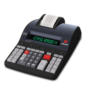 Calcolatrice scrivente da tavolo 10 linee/secondo OLIVETTI Logos 914T display LCD a 14 cifre nero - B5898 000
