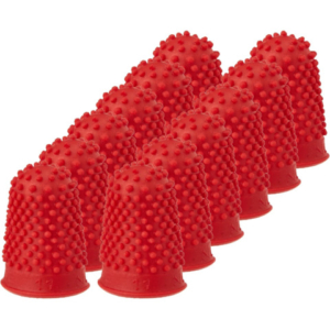 Ditali VIVA in gomma Ø 13 mm - rosso - conf. 12 pz - 374XP