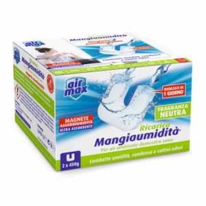 Air Max Ricarica tab Magnete Mangiaumidità Neutra 2x450g - D0012