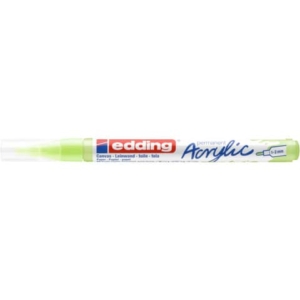 Marcatore acrilico Edding 5300  - punta tonda 1-2 mm tratto fine - verde pastello - E-5300 917