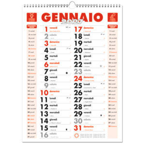 Calendario da muro O.C.L. 30x40 cm - 1402