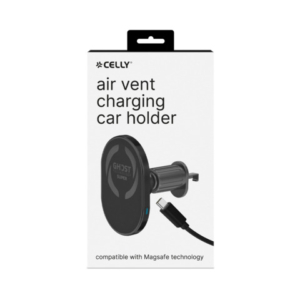 Caricatore per auto Celly Magsafe per ricarica wireless 15W + cavo USB-C/USB-C nero - GHOSTSUPERMAGCH