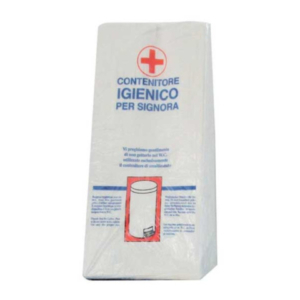 Sacchetti igienici in carta Medial per assorbenti 5x12x28 cm - conf. 2000 pz - bianco - 99096