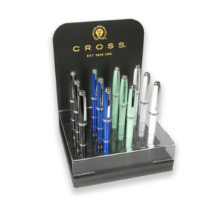 Espositore 6 penne a sfera + 6 penne roller Cross Lume colori assortiti E999983