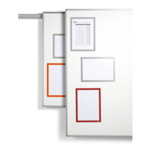 Cornice espositiva Durable DURAFRAME® MAGNETIC in PPL formato A4 in conf. 5 pz giallo - 4869-04