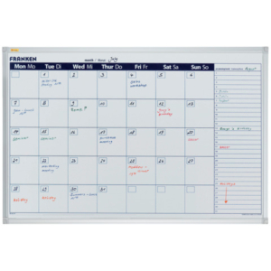 Planner mensile magnetico cancellabile a secco Valueline 90x60 cm VO-7