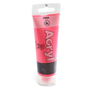 Colore acrilico Primo in bottiglia PET con tappo dosatore 75 ml - 370 rosa fluo 420TAF75370N