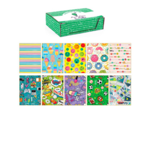 Carta regalo Kartos linea Teenagers 70x100 cm - conf. da 100 fogli in soggetti assortiti - 18352