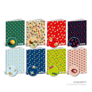 Maxi quaderno Blasetti Pattern A4 - 100 g/m² - 24+1 ff - 1R - conf. 10 pezzi - 9389