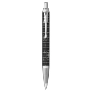 Penna a sfera Parker IM Legacy of Flight - nera e cromata - punta media - inchiostro blu - 2228742