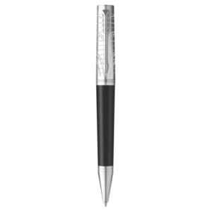 Penna a sfera Parker Ingenuity Legacy of Flight - nera e cromata - punta media - inchiostro nero sfera M - 2227810