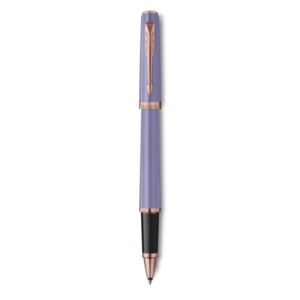 Penna roller Parker Meridian Lilla - finiture oro rosa - punta F - inchiostro nero - confezione regalo Lilla GT
