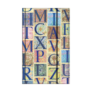 Taccuino Da Vinci 9x14 cm con dettagli metal e chiusura magnetica - 80 pagine a righe - Lettere - BN4502029
