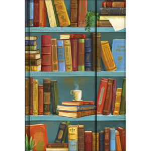 Taccuino Da Vinci 14x21 cm con dettagli metal e chiusura magnetica - 80 pagine puntinate - Libreria - BN4502044